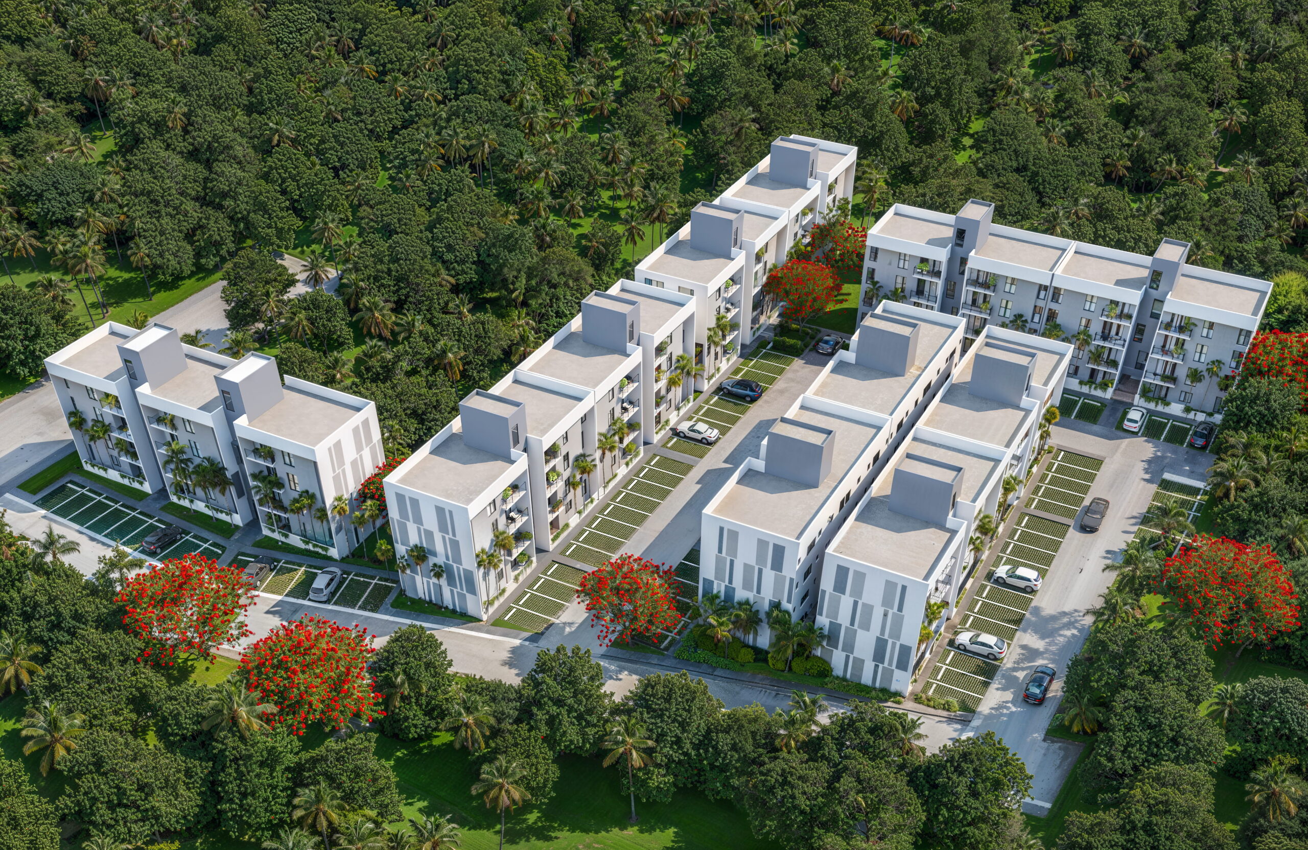 Paseo Framboyán render fachada