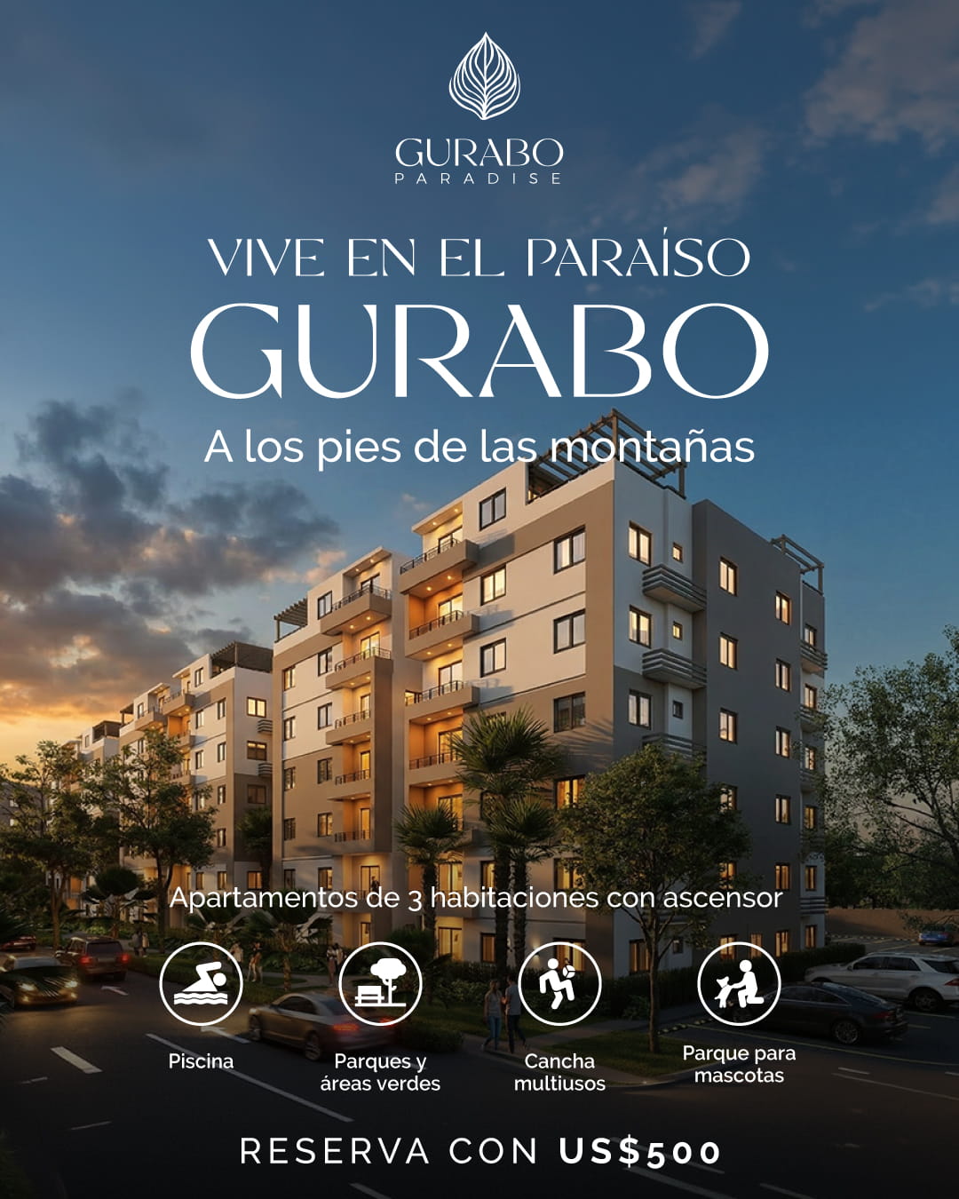 Gurabo Paradise área de piscina