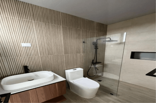 Baño, Torre en Urbanización Thomen, Santiago
