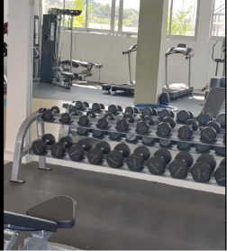 Gimnasio de torre de apartamentos en Llanos de Gurabo, Santiago